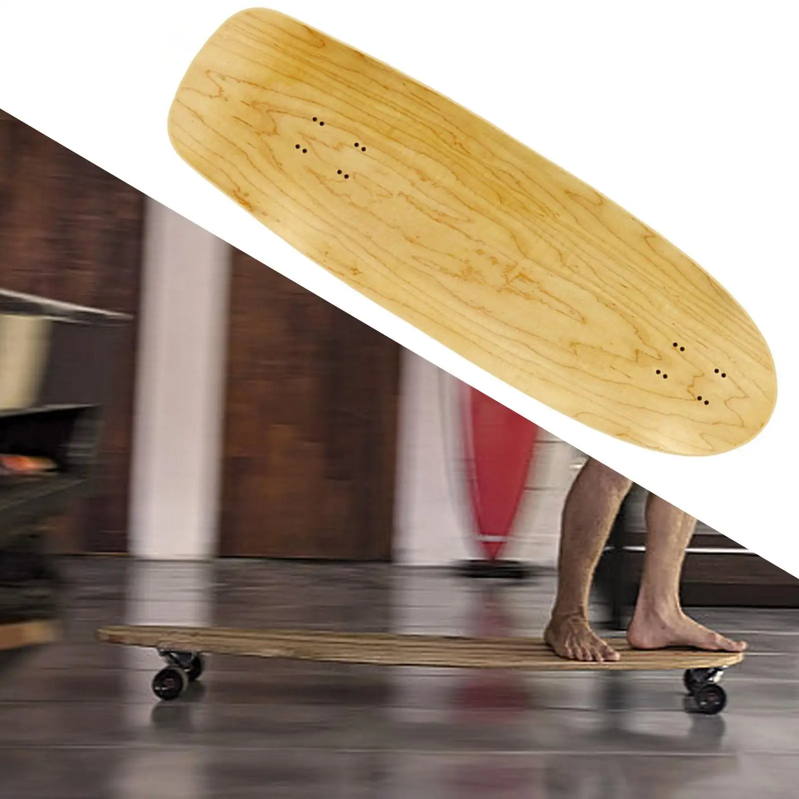 Blank Skateboard Deck Double Warped Home Decor Replacement Part Concave Board for Sports Art Painting Outdoor Adults DIY Crafts Blank Skateboard Deck Double Warped Home Decor Replacement Part Concave Board for Sports Art Painting Outdoor Adults DIY Crafts