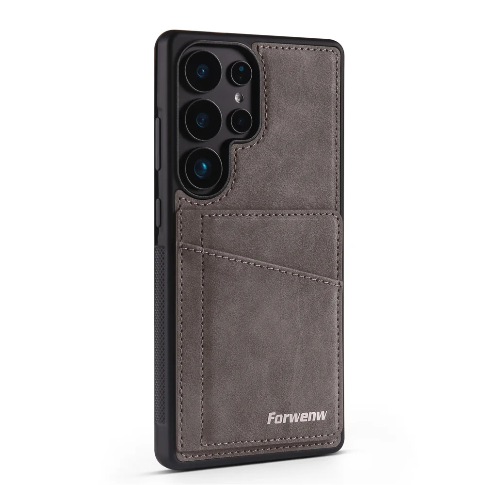 Retro Style Leather Phone Case - New and Enhanced Protective Cover