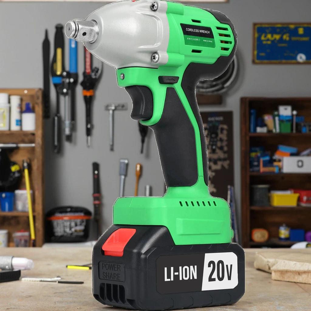 Best 21V Battery Cordless Brushless Combo Set With Drill Impact Wrench Angle Grinder & Hammer Support