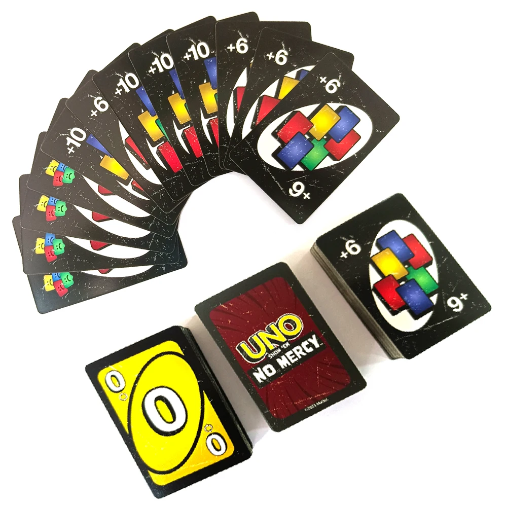 UNO Show 'em No Mercy Card Game for Kids, Adults & Family Parties