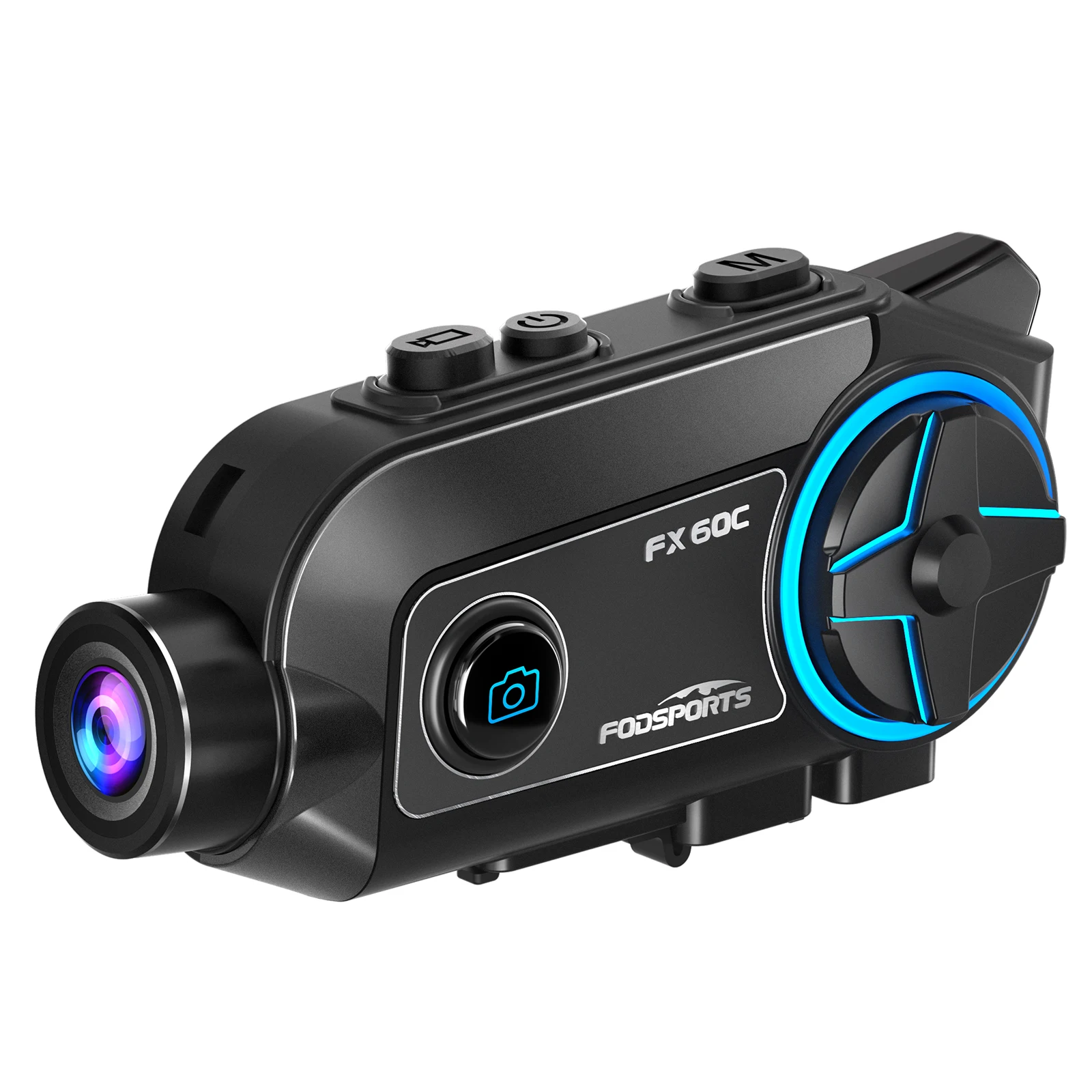 Fodsports FX60C Bluetooth Helmet Intercom Headset,Motorcycle Video Recorder