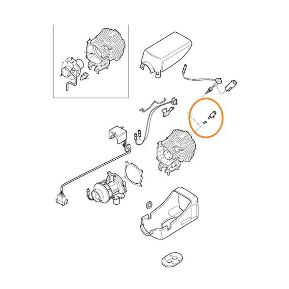 Eberspacher용 자동차 글로우 플러그 스크린 액세서리, 히터 에어트로닉 D2 D4 D 금속 교체, 고품질, 세트당 2 개