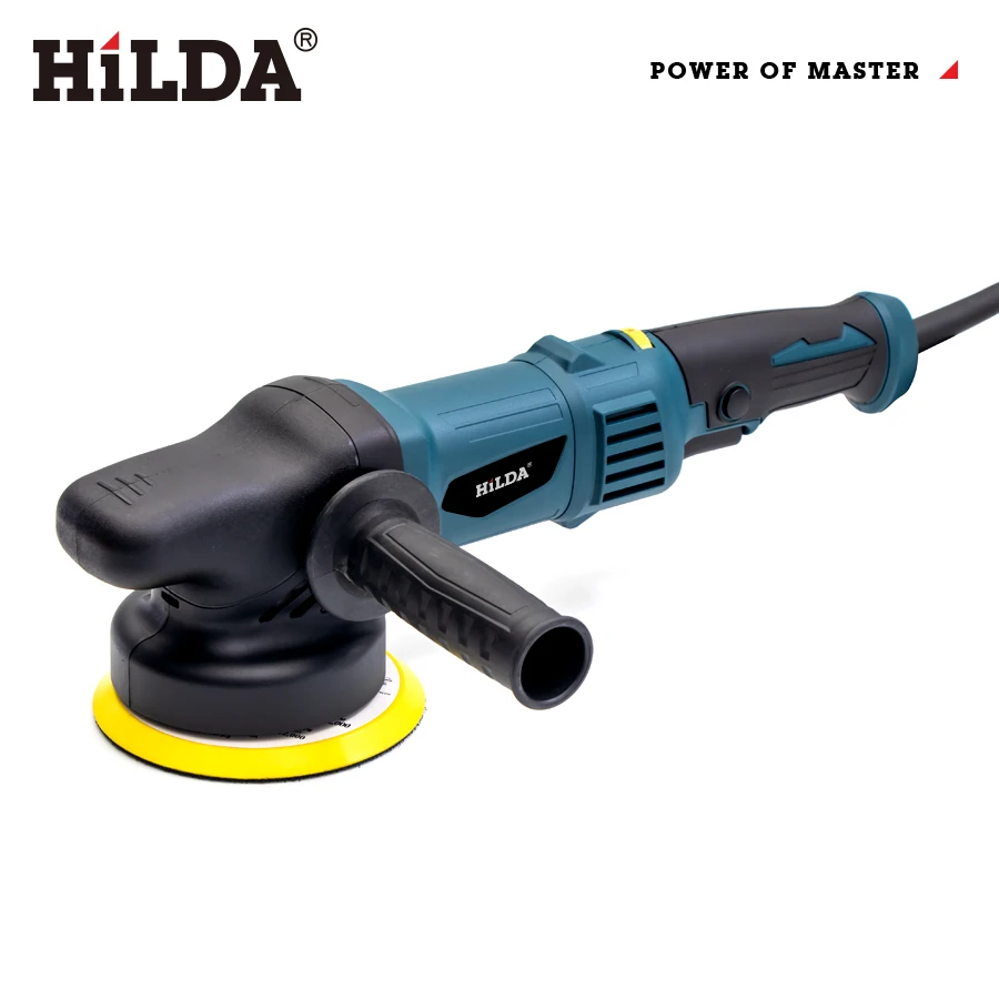 980W Car Polishing Machine 5inch Orbit Dual Action Auto Polisher Variable Speed Waxing Machine