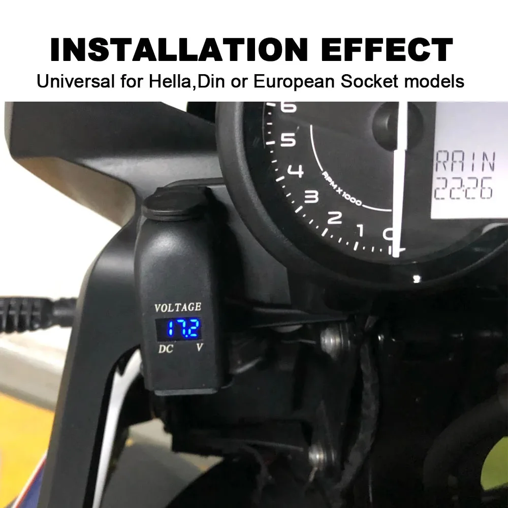 USB  LED , BMW F750, F850GS, R1250GS, ADV, R1150, 1200RT, GS, K1600B, K1100LT, Hella, DIN ̿ 