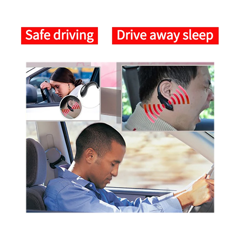 Car Safe Device Sleepy Reminders Anti-Sleep Alarm Drowsy Alarm Sound Keep Awake Anti Sleep For Driver Student Security Guard