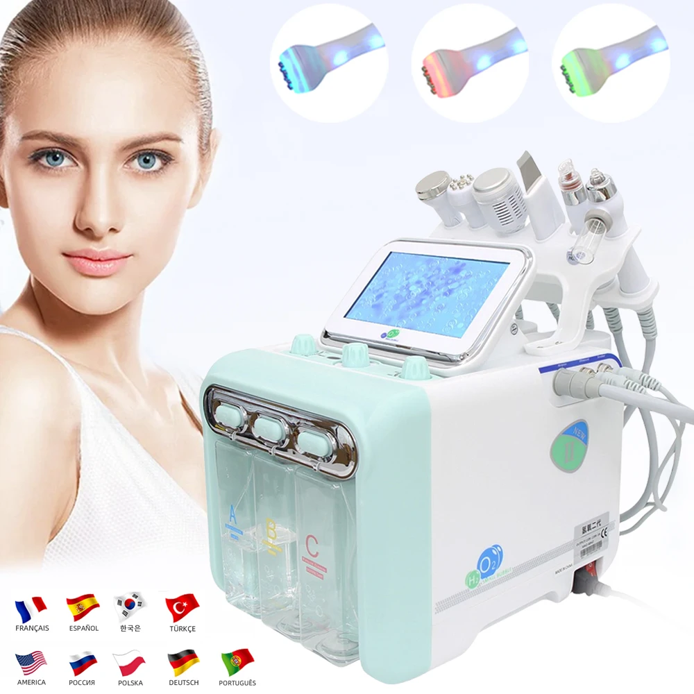 6 в 1 H2O2 Hydro машина для дермабразии