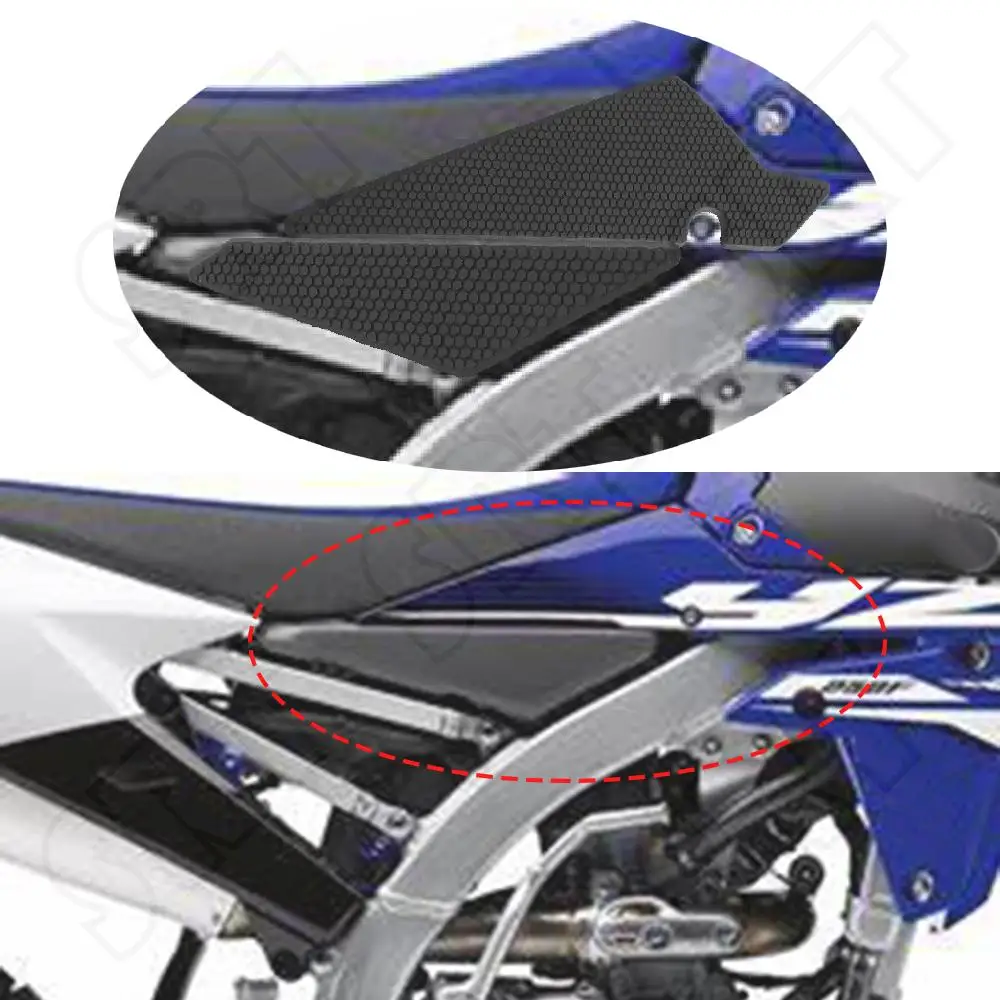 Fits for Yamaha YZ250F YZ250FX YZ450F YZ450FX 2014-2018 Motorcycle TankPad Side Fuel Tank Traction Knee Grips Anti Slip Pads