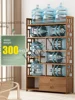 Chinese-style multi-treasure pavilion non-solid wood ornament display cabinet 4
