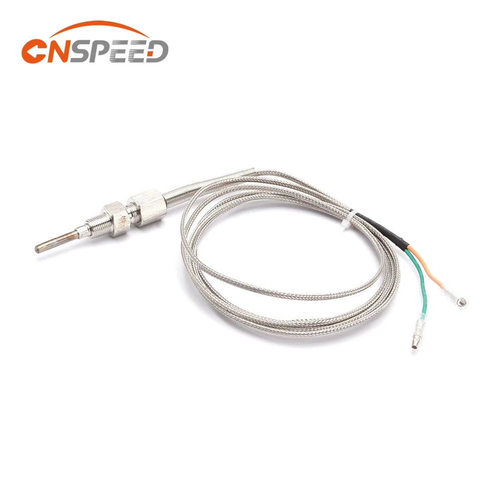 CNSPEED Exhaust gas Temp sensor 2m EGT K Type Exhaust Temperature Sensors Threads Temp Sensor exhaust temperature sensor