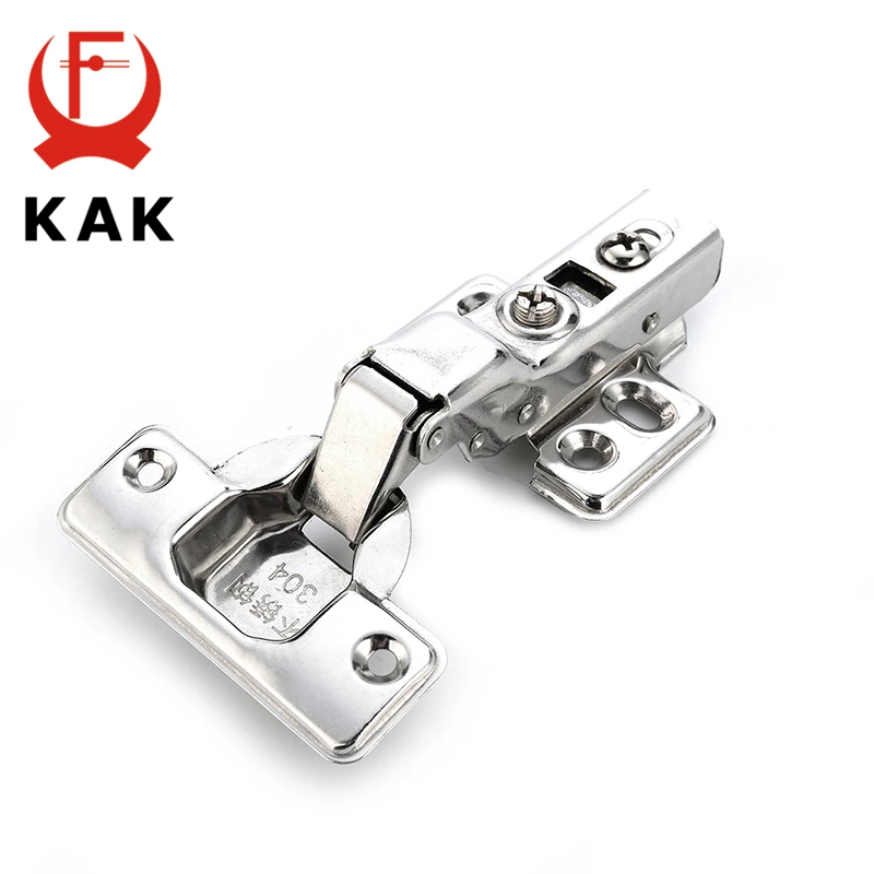 KAK C Series Hinge Stainless Steel Door Hydraulic Hinges Damper Buffer Soft Close For Cabinet Cupboard Furniture Hardware