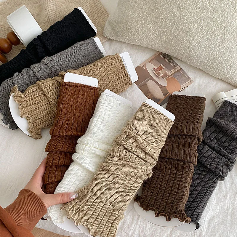 2Pairs/set Fashion Kids Cotton Leg Warmers Girls 3-12Y