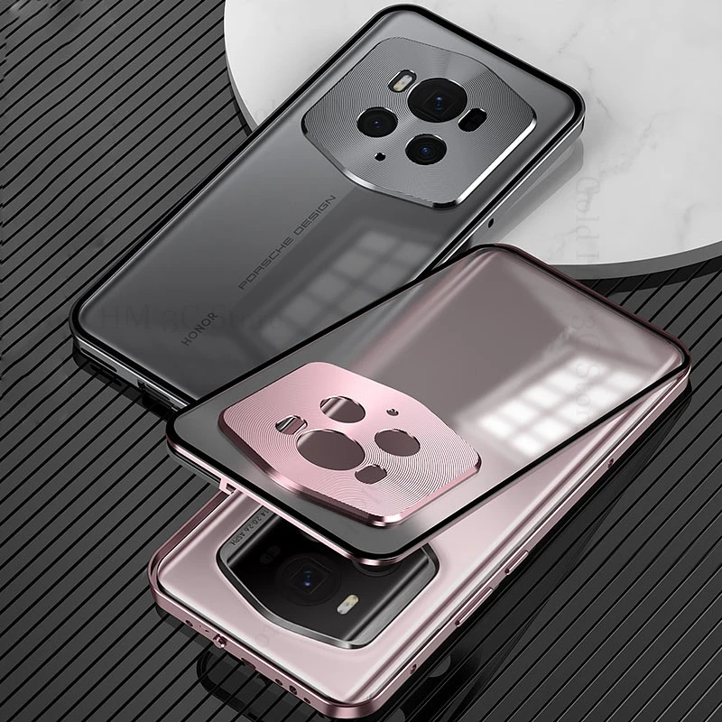 Tempered Glass Magnet Case For Honor Magic6 RSR Porsche Design Alloy Lens Protector Cover For Magic6 Ultimate Magic 6 5 Pro Capa