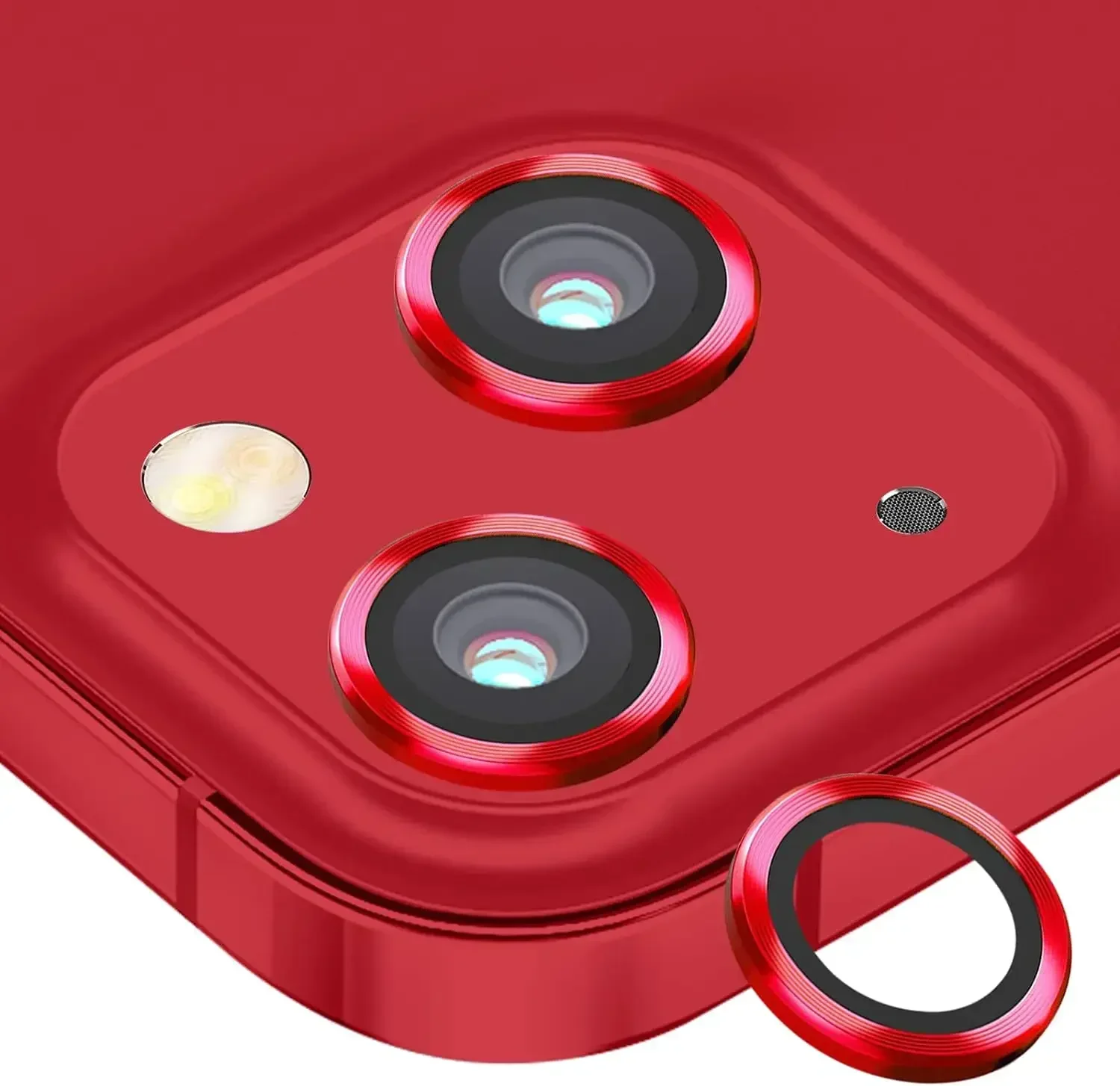 Desert Titanium Tempered Glass Camera Lens Protector