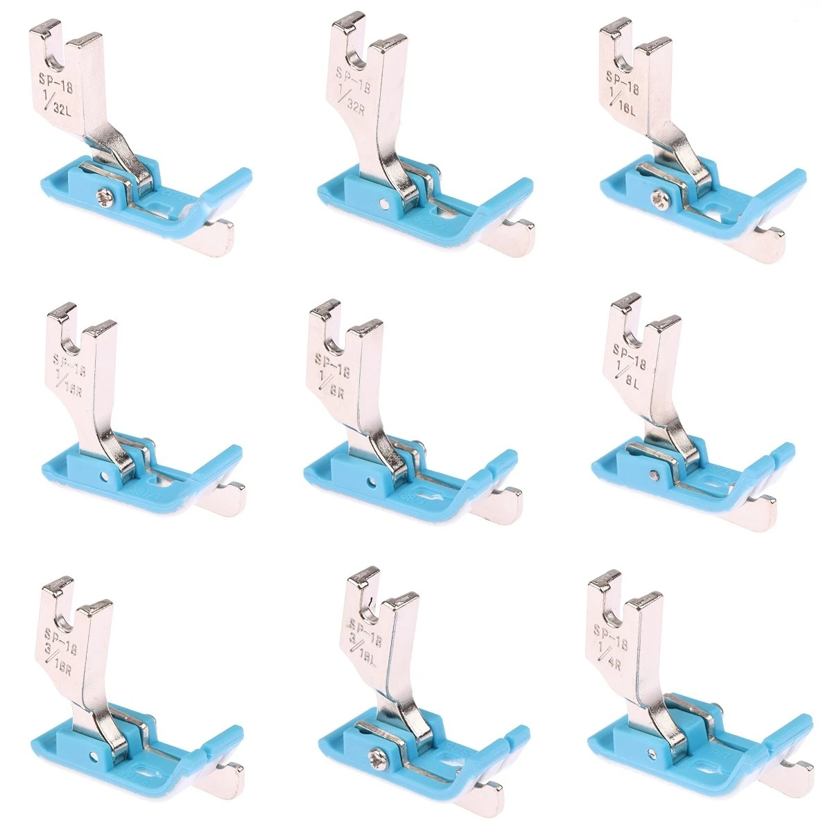 

Plastic SP-18 Edge Presser Foot Embedded Line Presser Foot Flat Car Plastic Beef Tendon Edge Presser Foot Sewing Accessories 1pc