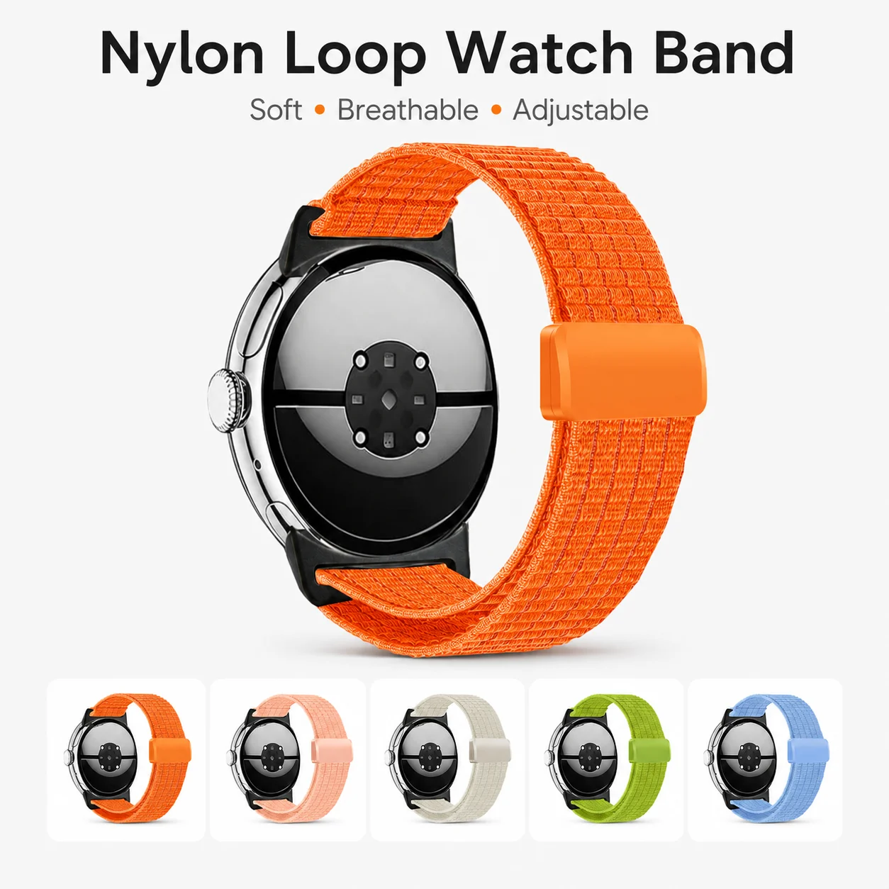 Sport Nylon Loop Elastic Band Strap - 41mm/45mm Bracelet Accessory