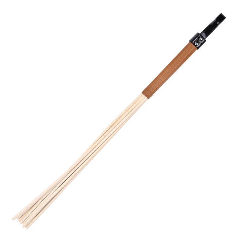 8 In 1 Natural Rattan 60CM Long Riding Crop Flogger Horse Training