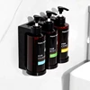 Hotel Shampoo and Shower Gel Separate Bottles Wall Mounted No Punching Hand Sanitizer Boxes Wall Mounted Manual Soap Dispensers 1