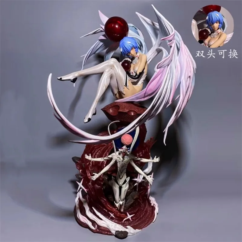 

Genuine and Brand New Anime EVA Neon Genesis Evangelion Goddess Resonance Double-Headed Angel Ayanami Rei Figure Model in Stock