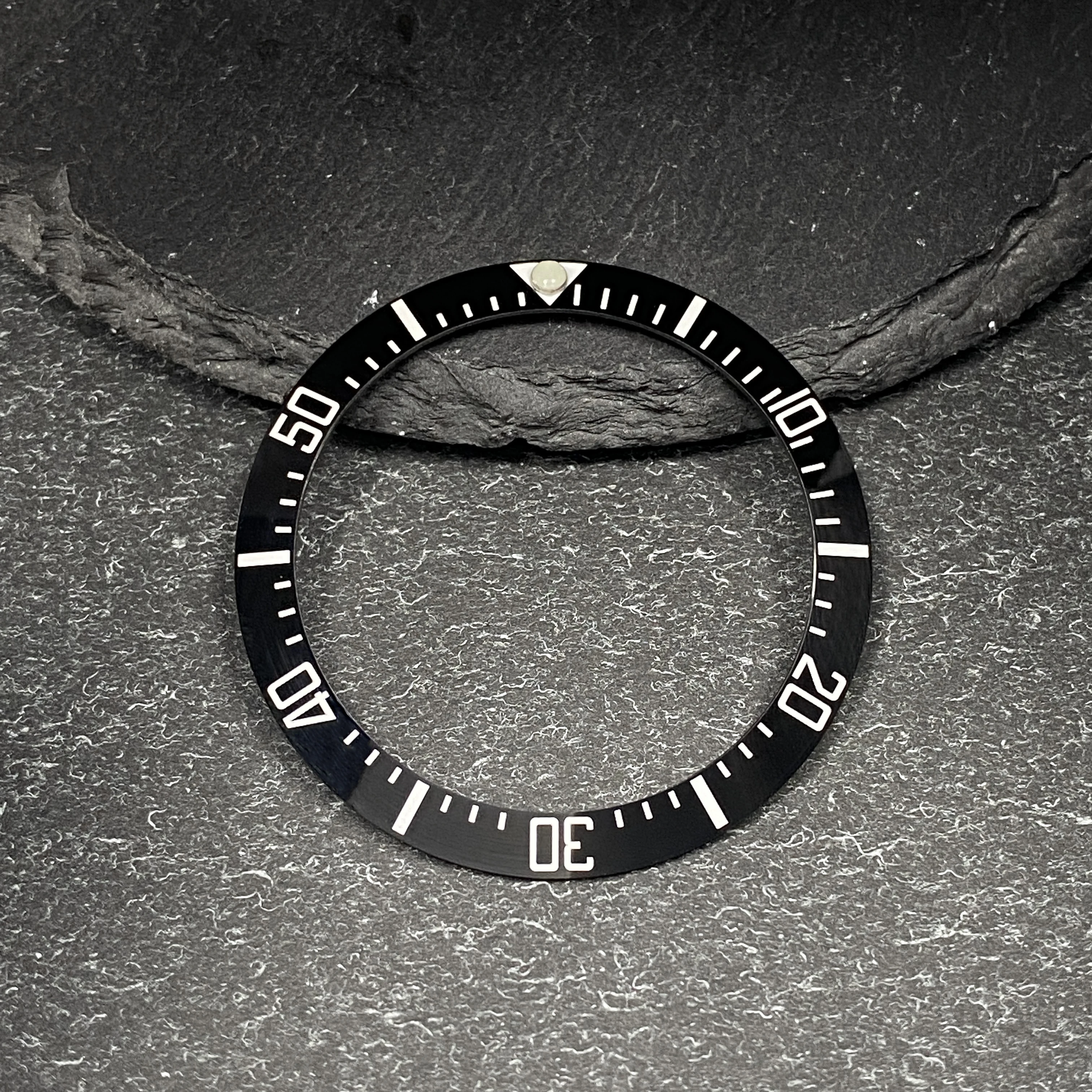 Premium 38*30.6MM Ceramic/Aluminum Watch Bezel Insert