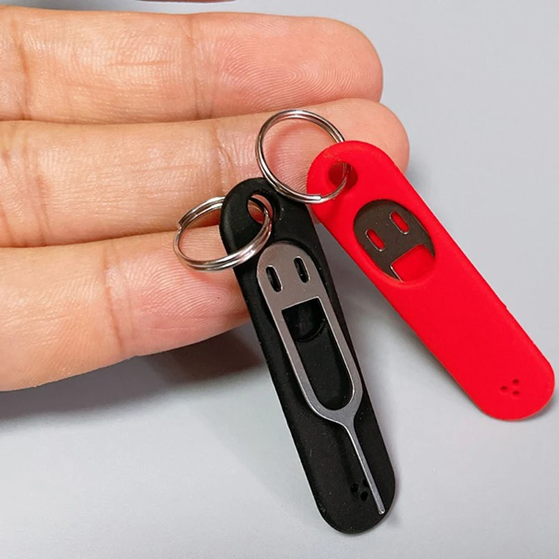 재미있는 분실 방지 카드 핀, 아이폰 X XS XR 샤오미 삼성 범용 SIM 카드 리무버 트레이, SIM 카드 꺼내기 도구 열기, 1PC