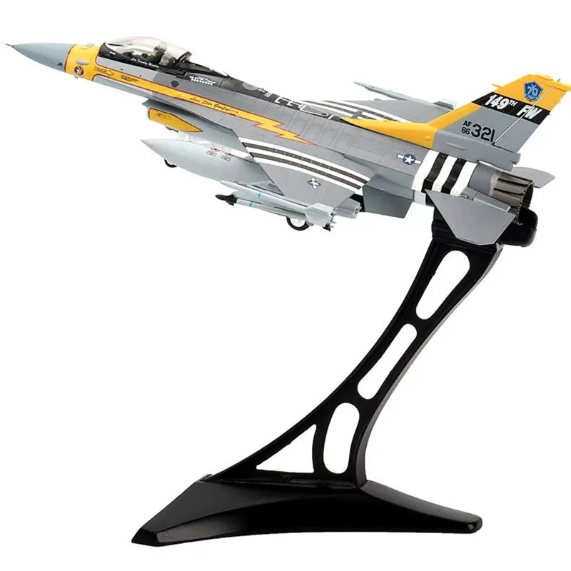 

Diecast Metal Alloy F16 Model 1/72 Scale F16C Aircraft Airplane US Fighter Model Toy For Display Collection Souvenir Toy Gift