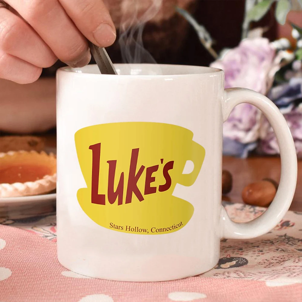 

Ceramics Mug Stars Hollow Connecticut Gear Gilmore Girls Inspired Mugs Diner Cup Luke's Diner Coffee Cup Fan Gift
