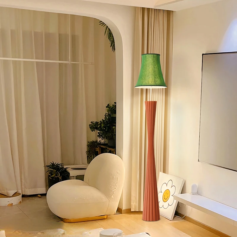 

Living Room Floor Lamp French Simplicity Modern Ins Style Bedroom Bedside Vertical Lamp