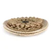 6Pcs Handmade Wall Hanging Woven Seagrass Basket African Boho Style Decorative Bowls Disks for Home Living Room Bedroom Decor 5