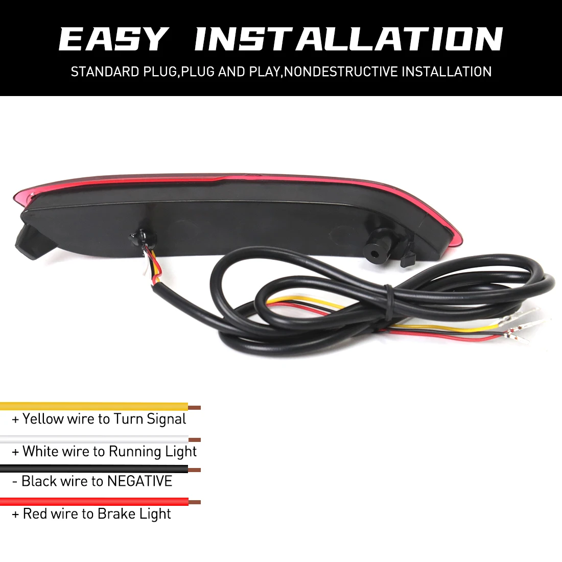 عاكس مصد ليد لسيارات تويوتا كامري ، أضواء من أجل ش...