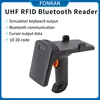Fonkan Portable UHF RFID Keyboard Emulator USB Bluetooth RFID Tag Sticker 1D 2D Code Scanner UHF RFID Handheld Reader 2