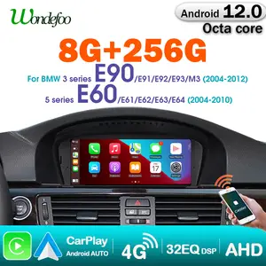 Autoradio full tactile GPS Bluetooth Android & Apple Carplay BMW Série 5  M5, E60, Série 6 E63, E64 ,Série 3 E90 + caméra de recul