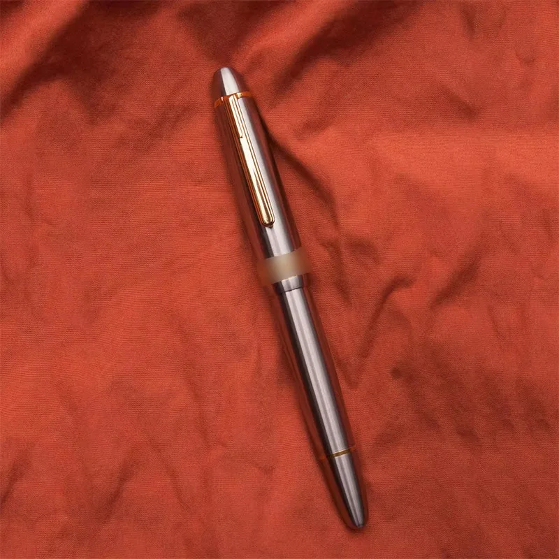 MAJOHN Ti-136 Metal Pison Vulpen Titaniumlegering EF/F/M 0.38/0.5/0.7mm Punt Inktpen Luxe Schrijft Kantoor Zakelijk_voghion.com
