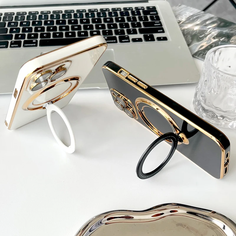 Placcatura In Silicone Per Magsafe Custodia di Ricarica Wireless Per il iPhone 14 13 12 11 Pro Max XS XR 8 7 Plus SE 2020 2022 Del Basamento_voghion.com