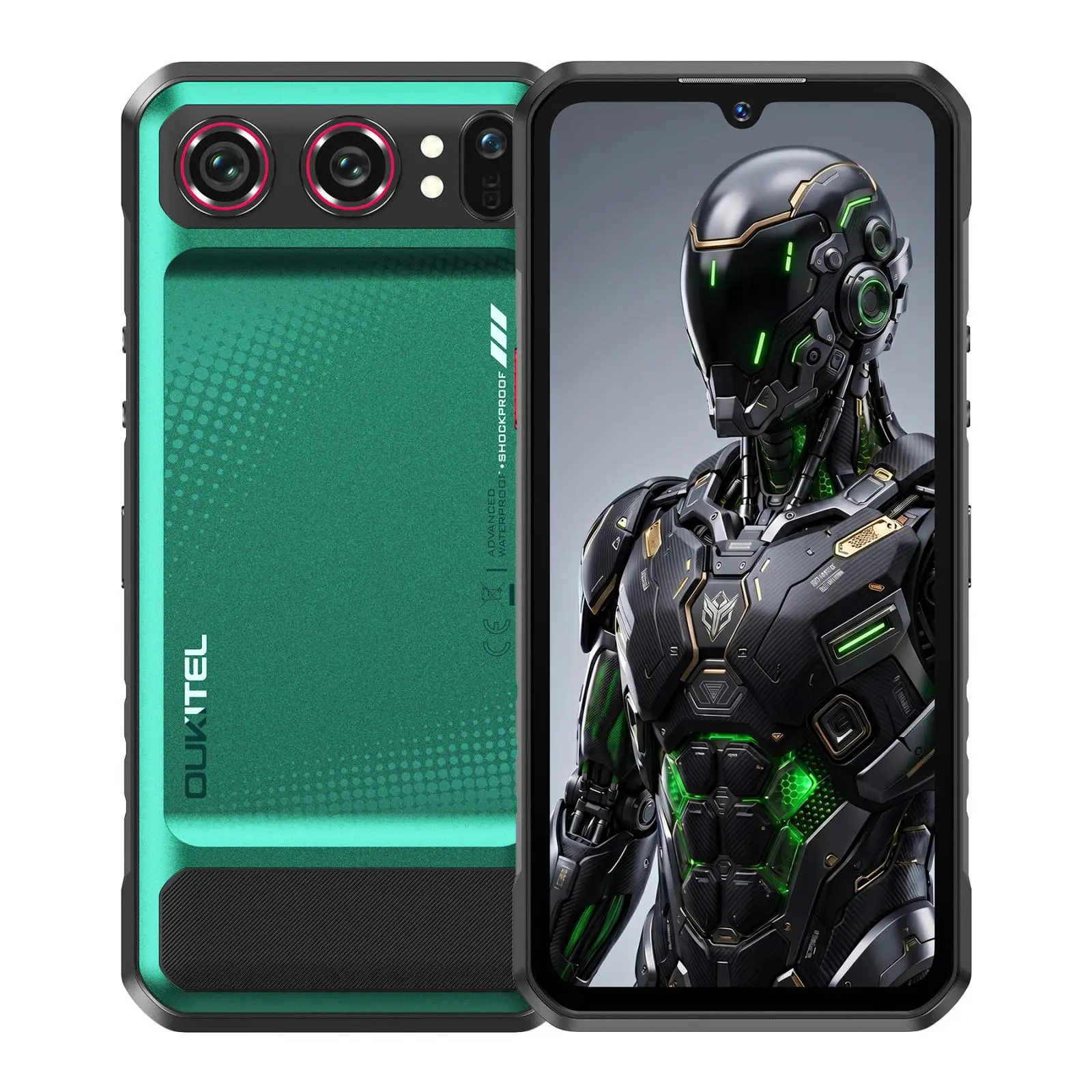 Oukitel WP68 Air Rugged Phone 12GB+512GB 6.88'' Android 16 MediaTek Dimensity 7025 64MP Camera 8000mAh NFC 5G Smartphone