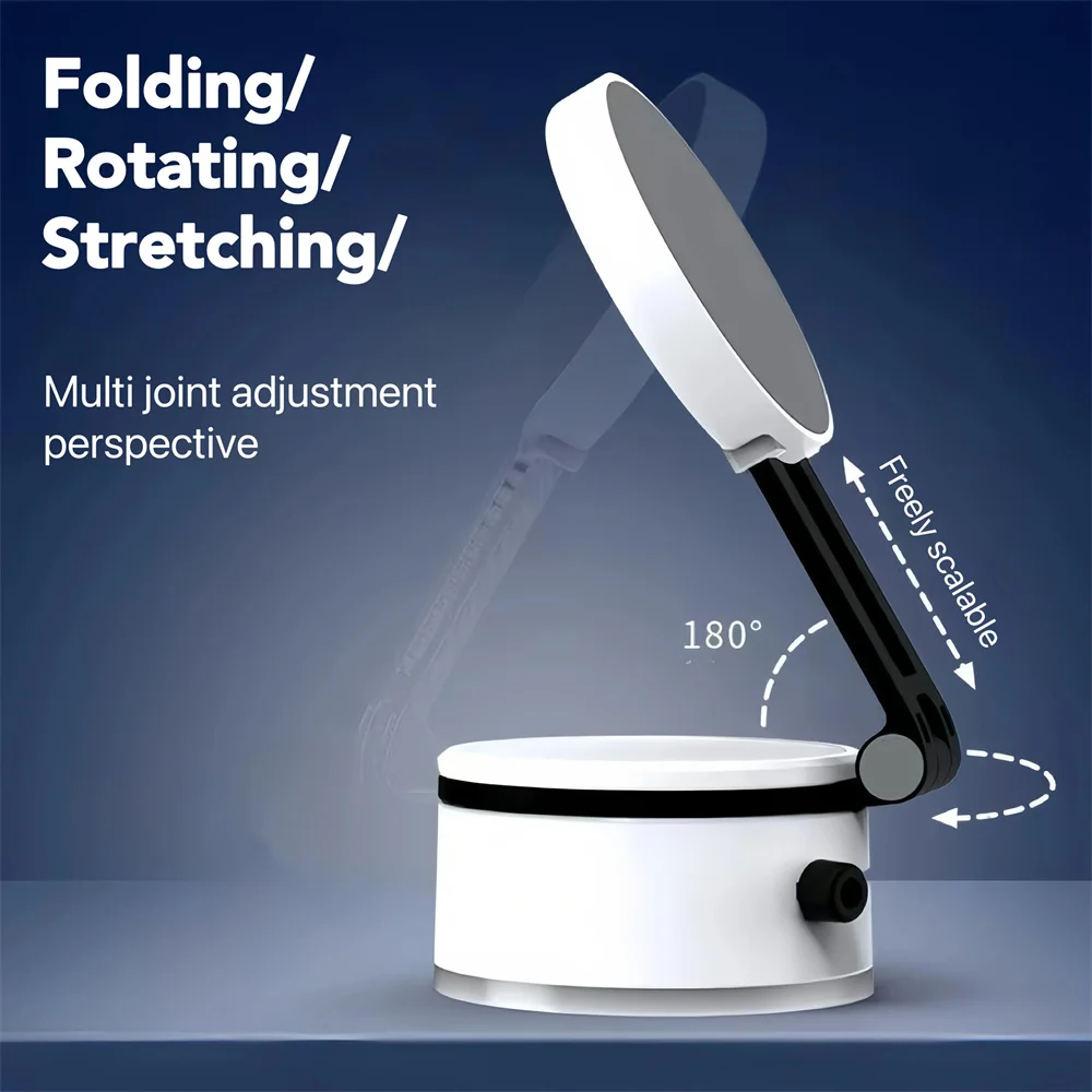 Suction Cup Magnetic Phone Holder Double Sided Adjustable Car Navigation Bracket Rotation Multi-functional Adsorption Bracket