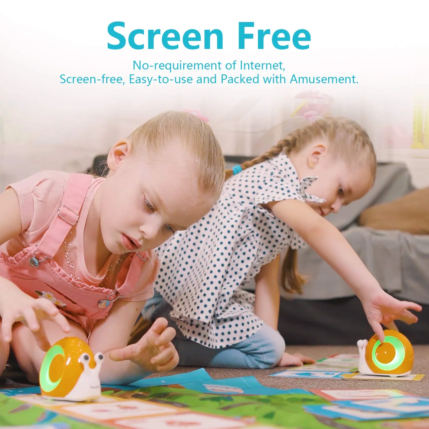Solar Robot Toys Robobloq Qobo Toy Robot For Kids 3-6 Screen-Free Early Education Coding Robot 2 Game Modes Learning and Education Toy
