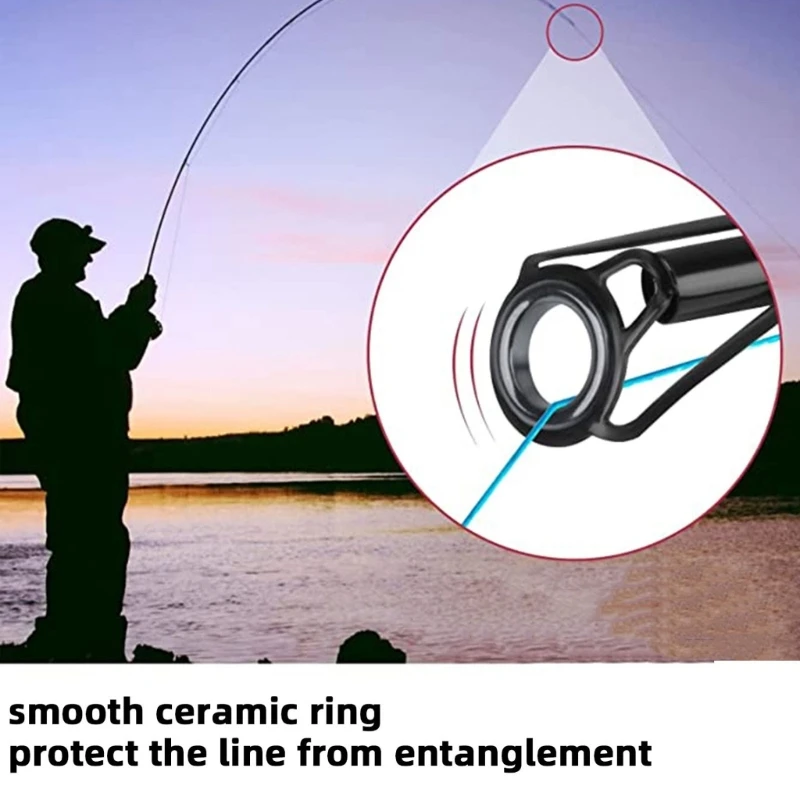 Set Riparazione Canna Da Pesca: 6 Punte Di Ricambio In Acciaio Inox (Diametri 2-6 Mm)