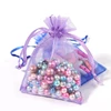 10pcs  Solid Color Yarn Organza Gift Bags High Density Bag Mesh Wedding Candy Packaging Bag Storage Tulle Fabric Pouches 4