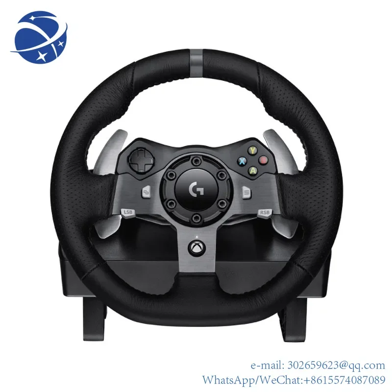Yyhc Original Logitechs G920 Driving Force Racing Wheel E Pedali Da Pavimento, Feedback Reale, Pagaia In Acciaio Inossidabile