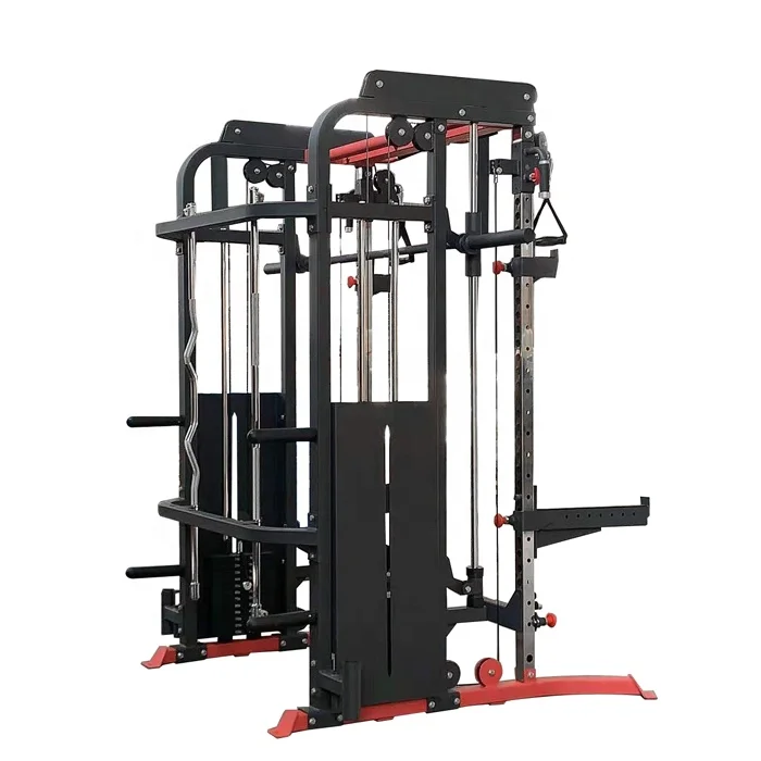 Vendita Nuova Cina Attrezzatura Da Palestra Professionale Per La Casa Multifunzionale 3D Trainer Squat Rack Fitness Smith Machine