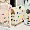 Cute Drawer Style Makeup Storage Box Multifunctional Dormitory Organizer Plastic Cosmetics Brush Dressing Desktop Storage Box 1