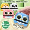 149pcs Customized Name Stamp Paints Personal Baby Engraved Waterproof Non-fading Kindergarten Name Seal New student gift set