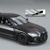 1:36 BMW M4 CSL M3 Alloy Sports Car Model Diecast Metal Racing Super Car Vehicles Model Simulation Collection Childrens Toy Gift 2