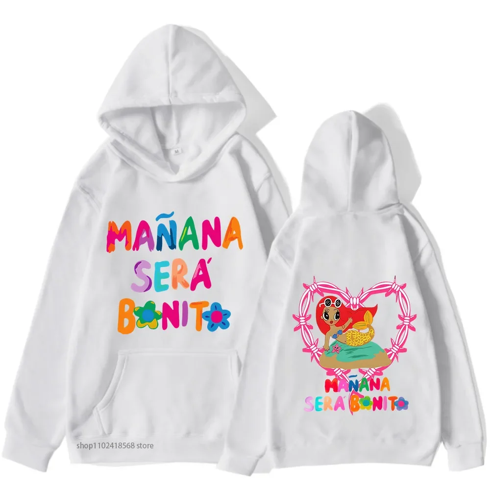 

Manana Sera Bonito Hoodies Hot Music Karol G Sirenita Sweatshirts Fahion Women Clothing Kpop Streetwear Men Unisex Casual Fleece