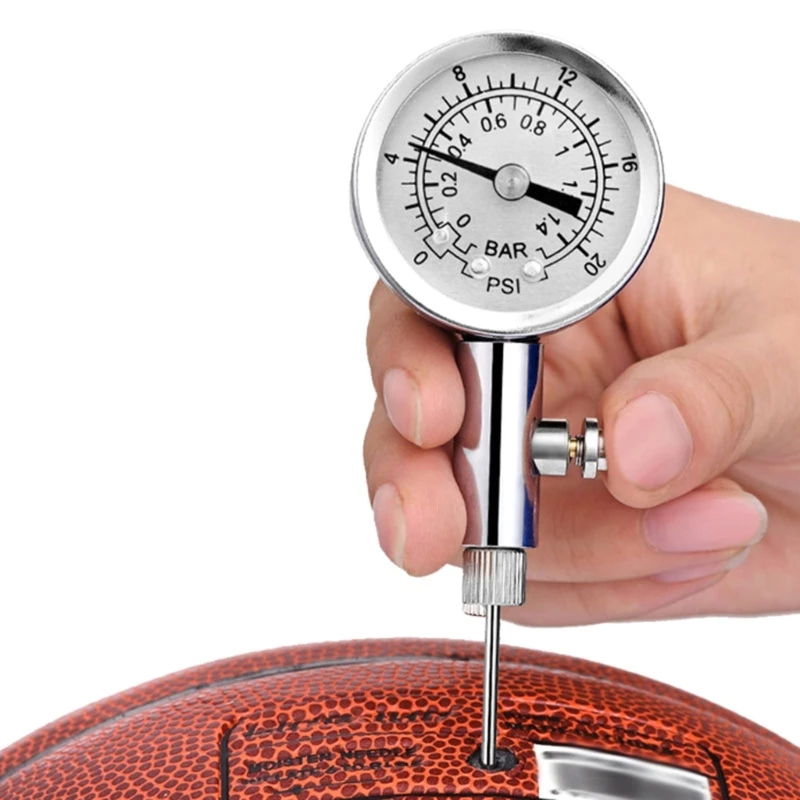 Accurate Ball Pressure Gauge Heavy Duty Metal Made,Test and Adjust The