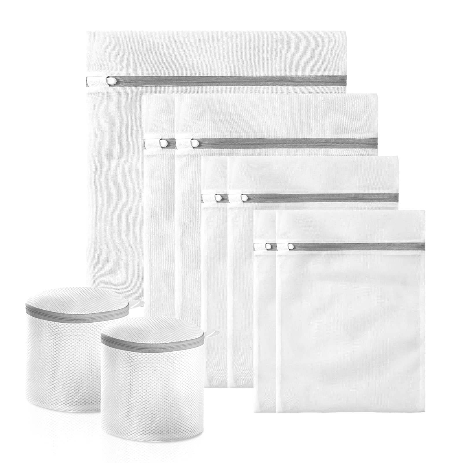 Fine Net Laundry Bag 11 Sizes Washing Machines Dirty Laundry Basket Travel Shoes Organizer Mesh