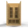 Sauna, Carbon Far Infrared Sauna for 2 Persons, Hemlock Wood (Curbside Delivery), Easy To Assembly, Indoor Saunas Room 2