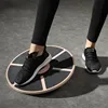 Wooden Wobble Balance Board Exercises Training Non-Slip Multifunctional Yoga Waist Twisting Board Fitness Equipment Home Gym 2
