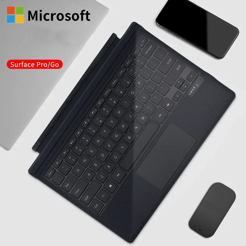 Teclado sem Fio Destacável com Trackpad Retroiluminação Rgb Surface Pro 13 Polegada Pro x