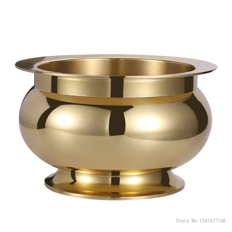 Creative Brass Incense Burners for Buddha, Indoor Sandalwood, Household, Living Room, Retro, Tea Ceremony Decoration, 1Pc